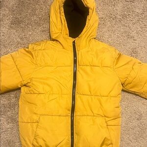 Old Navy Kids Mustard Puffer Jacket